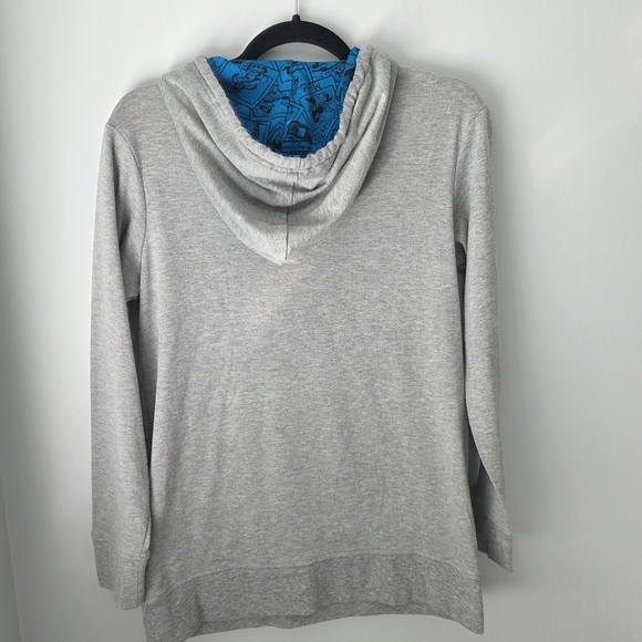 Disney Donald Duck Gray Hoodie Sz Small - Picture 12 of 13